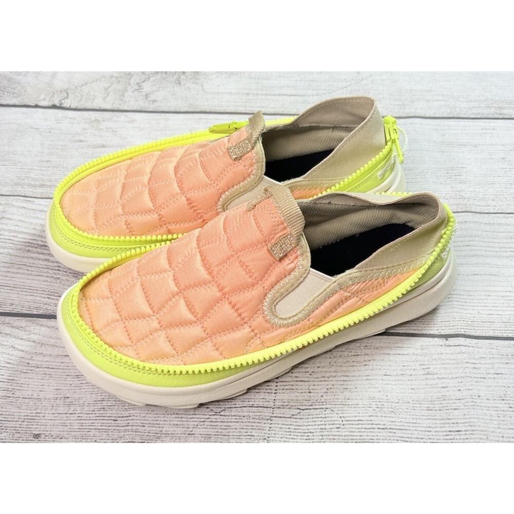 Merrell Womens Hut Moc 2 Packable Slip-on Shoes Sneakers Peach Green Size 8 - Picture 2 of 7
